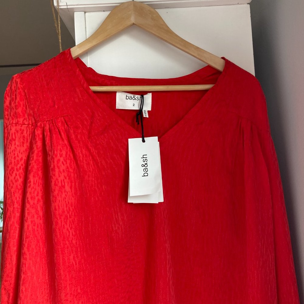 BA&SH Red blouse Brand new Top